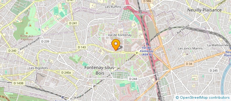 localisation de l'entreprise MONSIEUR MAHAMADOU DIAGOURAGA à FONTENAY-SOUS-BOIS