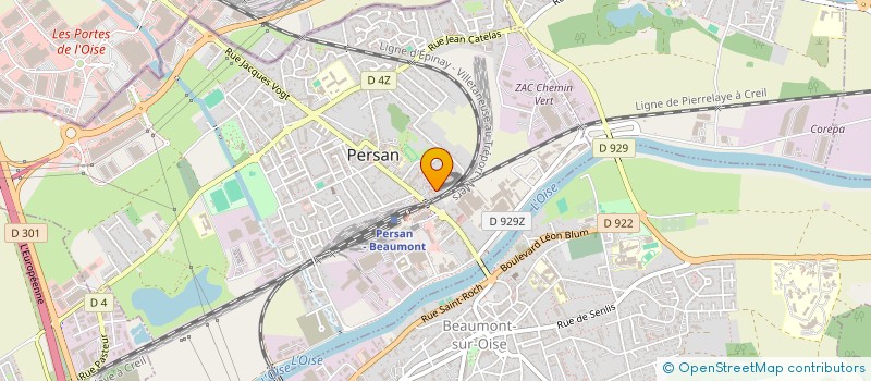 localisation de l'entreprise MONSIEUR MAHAMADOU DIAKITE  PERSAN