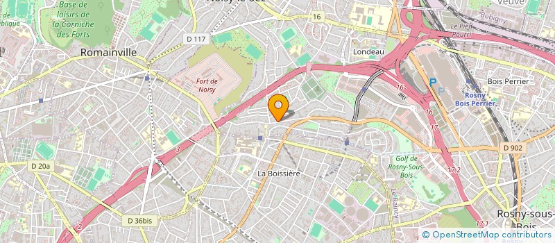 localisation de l'entreprise MONSIEUR MAHAMADOU DIALLO  NOISY-LE-SEC