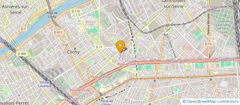 localisation de l'entreprise MONSIEUR MAHAMADOU DIANGANA à CLICHY