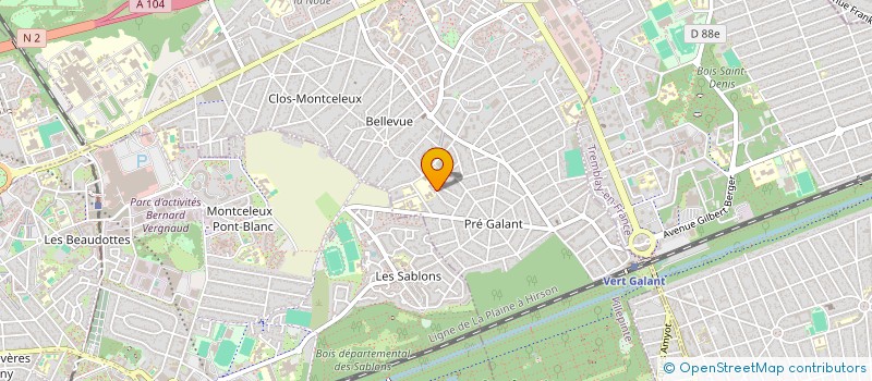 localisation de l'entreprise MONSIEUR MAHAMADOU DIARRA à VILLEPINTE
