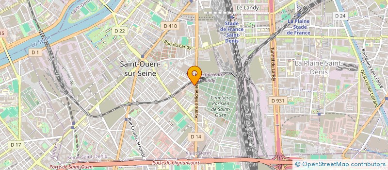 localisation de l'entreprise MONSIEUR MAHAMADOU DIARRA à SAINT-OUEN-SUR-SEINE