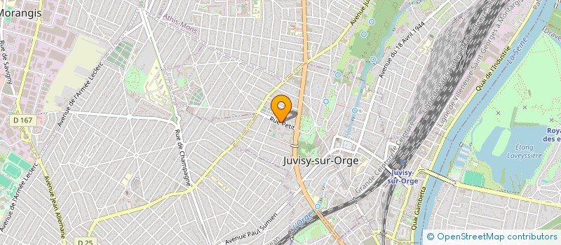 localisation de l'entreprise MONSIEUR MAHAMADOU DIAWARA à JUVISY-SUR-ORGE
