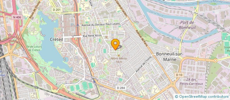 localisation de l'entreprise MONSIEUR MAHAMADOU DRAME  CRETEIL