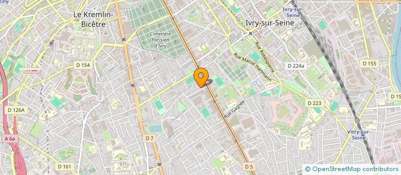 localisation de l'entreprise MONSIEUR MAHAMADOU FISSOUROU  VITRY-SUR-SEINE