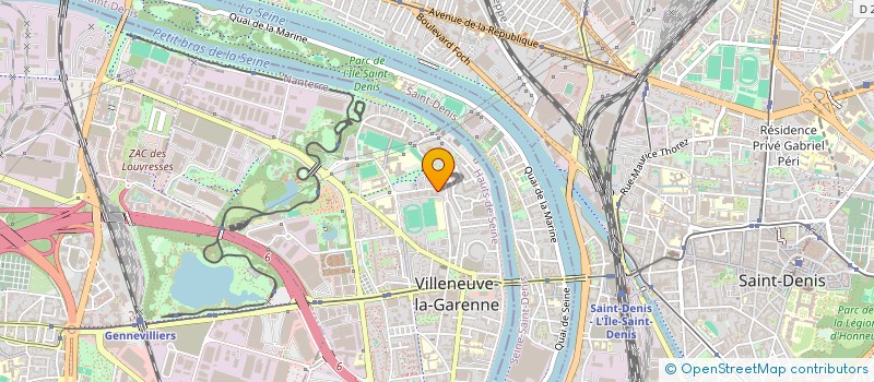 localisation de l'entreprise MONSIEUR MAHAMADOU FOFANA  VILLENEUVE-LA-GARENNE