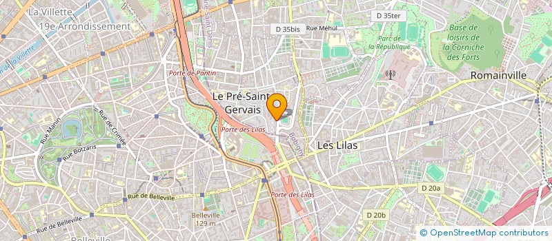 localisation de l'entreprise MONSIEUR MAHAMADOU GACKOU à LE PRE-SAINT-GERVAIS