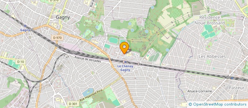 localisation de l'entreprise MONSIEUR MAHAMADOU GALOGA  GAGNY