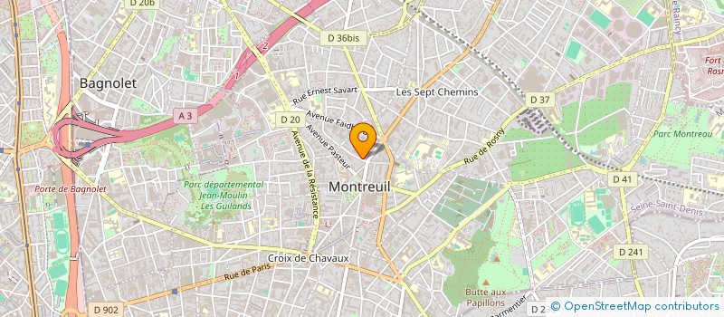 localisation de l'entreprise MONSIEUR MAHAMADOU GARY à MONTREUIL