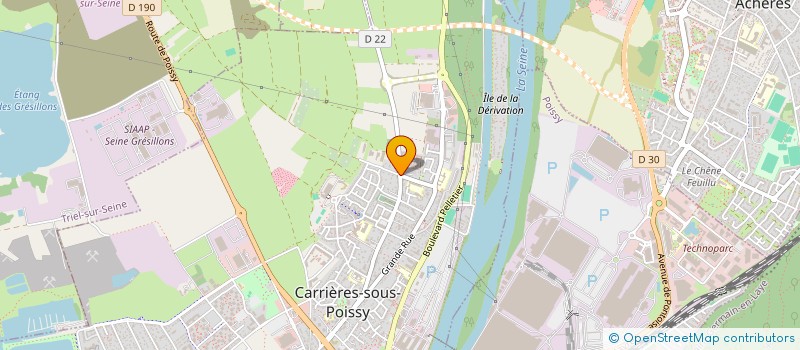 localisation de l'entreprise MONSIEUR MAHAMADOU GASSAMA  CARRIERES-SOUS-POISSY