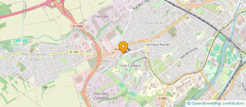 localisation de l'entreprise MONSIEUR MAHAMADOU JABBIE  MULHOUSE