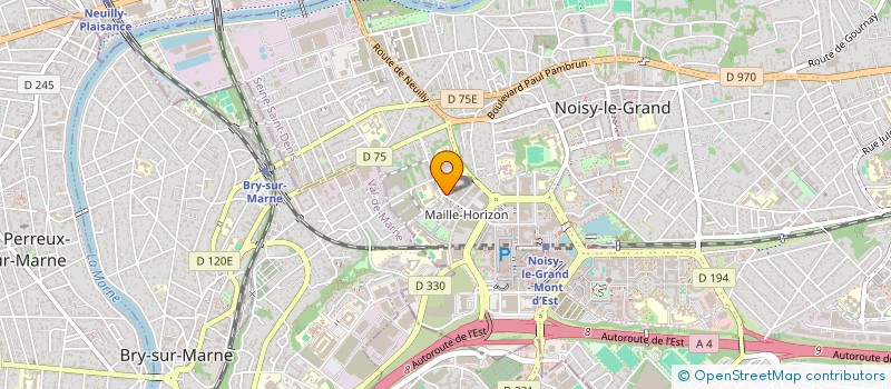 localisation de l'entreprise MONSIEUR MAHAMADOU KABA  NOISY-LE-GRAND