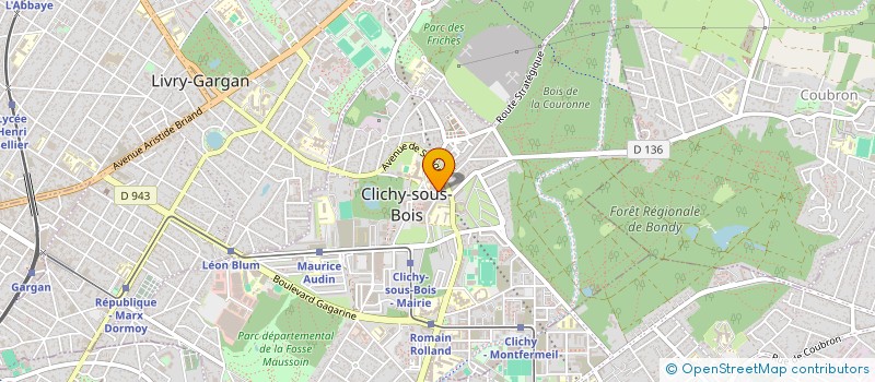 localisation de l'entreprise MONSIEUR MAHAMADOU KEBE à CLICHY-SOUS-BOIS