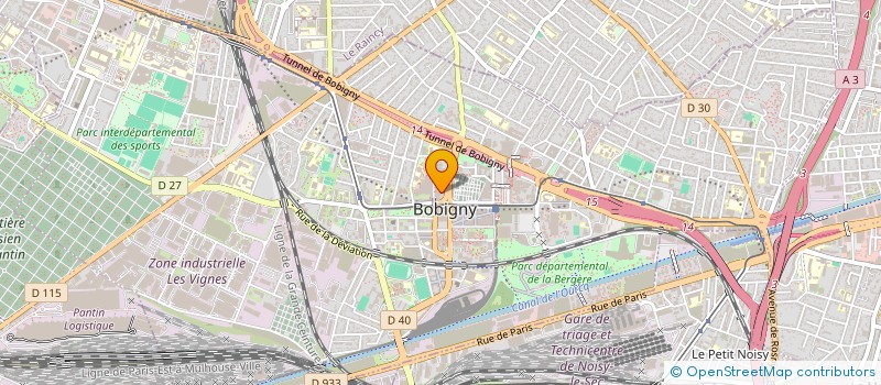 localisation de l'entreprise MONSIEUR MAHAMADOU KEBE  BOBIGNY