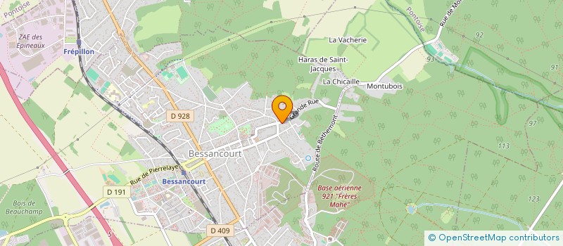 localisation de l'entreprise MONSIEUR MAHAMADOU KEITA  BESSANCOURT