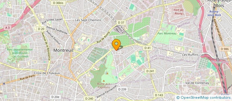 localisation de l'entreprise MONSIEUR MAHAMADOU KEITA à MONTREUIL