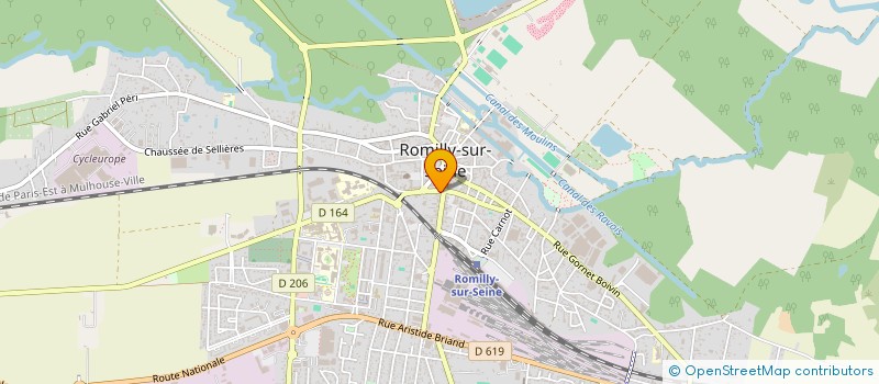 localisation de l'entreprise MONSIEUR MAHAMADOU KEITA  SAINT-HILAIRE-SOUS-ROMILLY