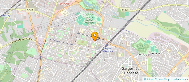 localisation de l'entreprise MONSIEUR MAHAMADOU KONATE  SARCELLES