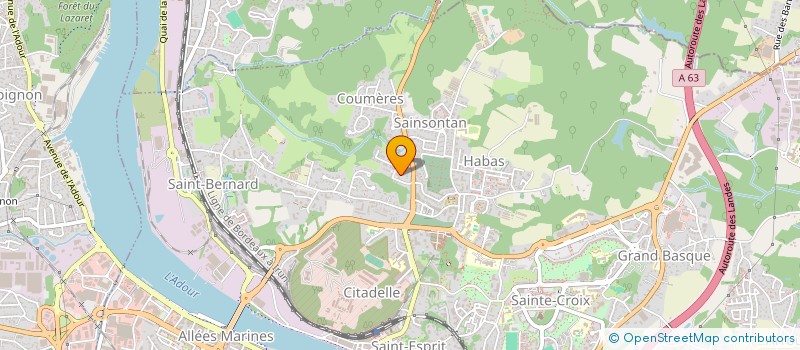 localisation de l'entreprise MONSIEUR MAHAMADOU KONATE  BAYONNE