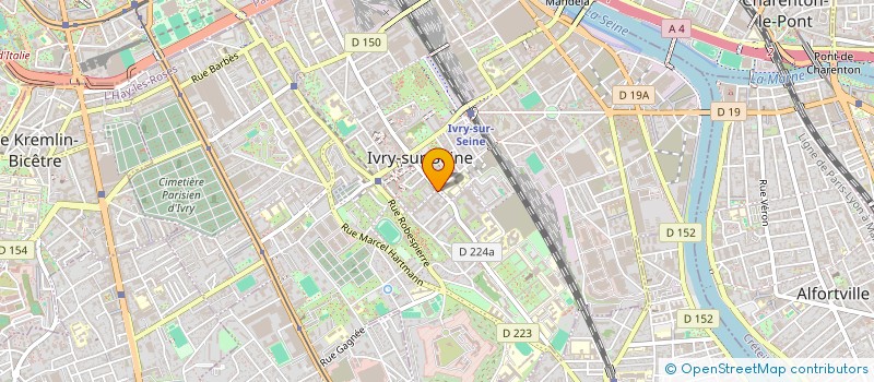 localisation de l'entreprise MONSIEUR MAHAMADOU KONTE  IVRY-SUR-SEINE