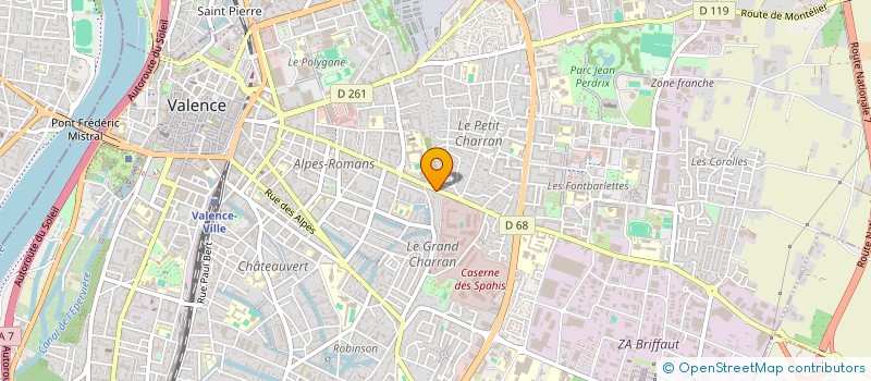 localisation de l'entreprise MONSIEUR MAHAMADOU MAGASSA  VALENCE