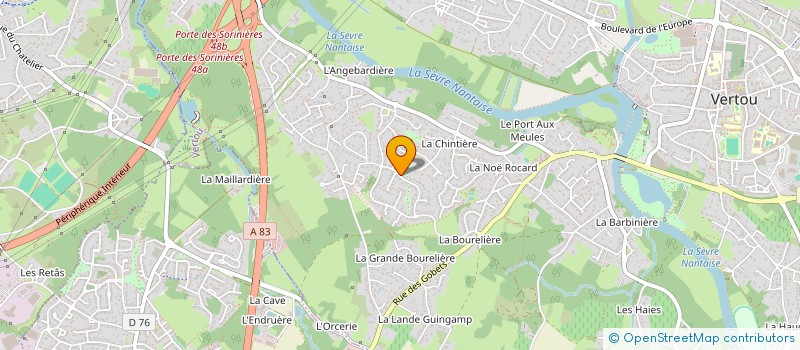 localisation de l'entreprise MONSIEUR MAHAMADOU MAIGA  VERTOU