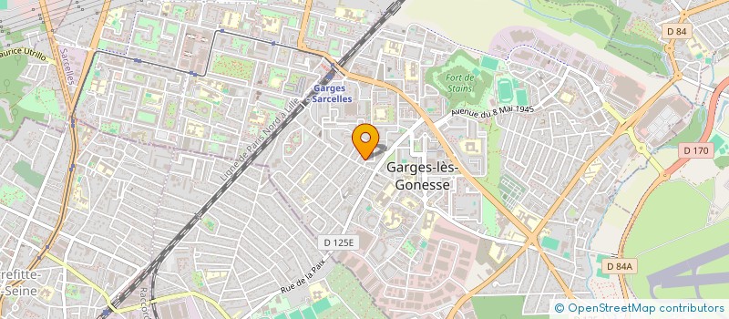 localisation de l'entreprise MONSIEUR MAHAMADOU N'DIAYE  GARGES-LES-GONESSE