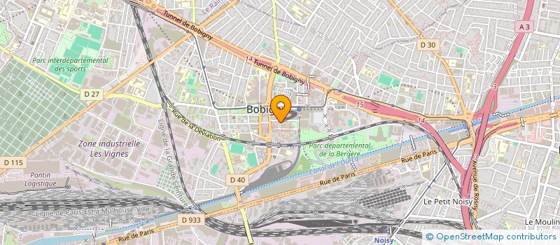 localisation de l'entreprise MONSIEUR MAHAMADOU N DIAYE  BOBIGNY