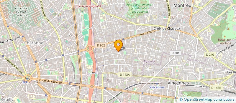 localisation de l'entreprise MONSIEUR MAHAMADOU NDIAYE à MONTREUIL