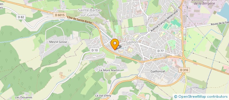 localisation de l'entreprise MONSIEUR MAHAMADOU NIAKATE  GAILLON