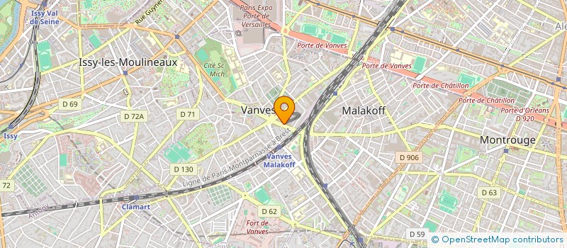 localisation de l'entreprise MONSIEUR MAHAMADOU NIAKATE  VANVES
