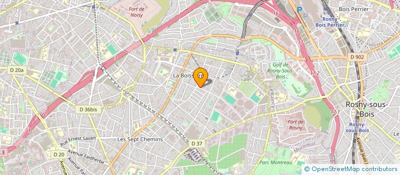 localisation de l'entreprise MONSIEUR MAHAMADOU SACKO à MONTREUIL