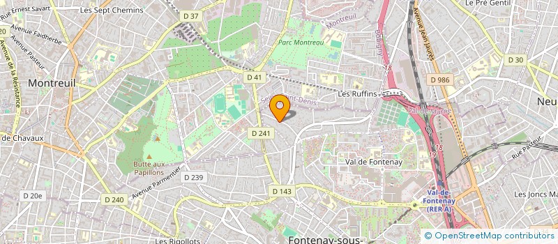 localisation de l'entreprise MONSIEUR MAHAMADOU SACKO à FONTENAY-SOUS-BOIS