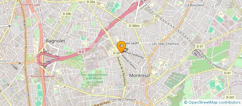 localisation de l'entreprise MONSIEUR MAHAMADOU SIMAGA à MONTREUIL