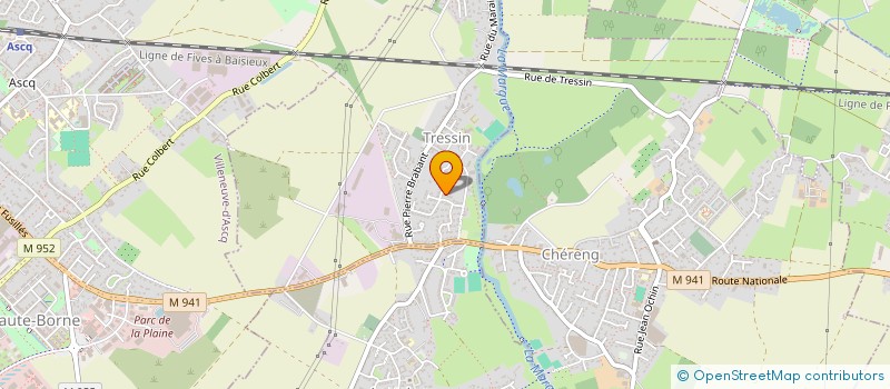 localisation de l'entreprise MONSIEUR MAHAMADOU SISSOKO  TRESSIN