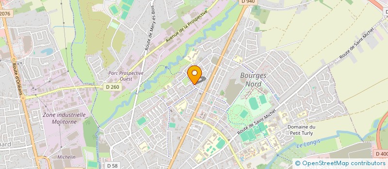 localisation de l'entreprise MONSIEUR MAHAMADOU SOUKOUNA  BOURGES