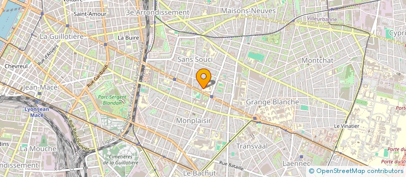 localisation de l'entreprise MONSIEUR MAHAMADOU SY  LYON