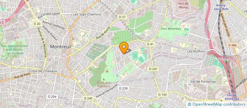 localisation de l'entreprise MONSIEUR MAHAMADOU SYLLA à MONTREUIL