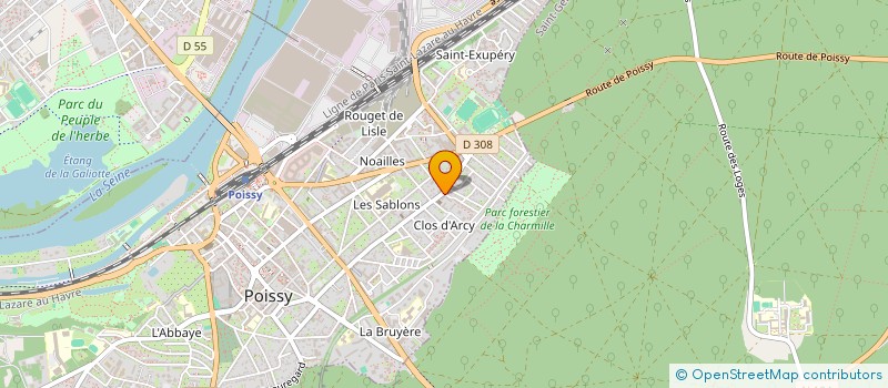 localisation de l'entreprise MONSIEUR MAHAMADOU TAAL  POISSY