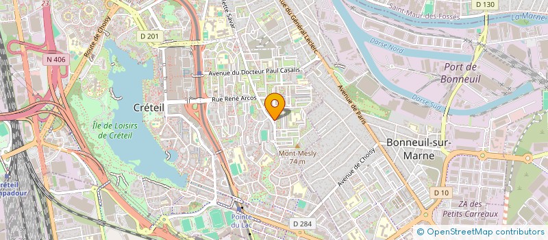 localisation de l'entreprise MONSIEUR MAHAMADOU TANDIAN  CRETEIL