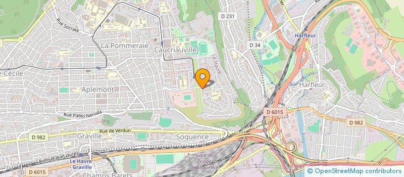 localisation de l'entreprise MONSIEUR MAHAMADOU THIAM à LE HAVRE