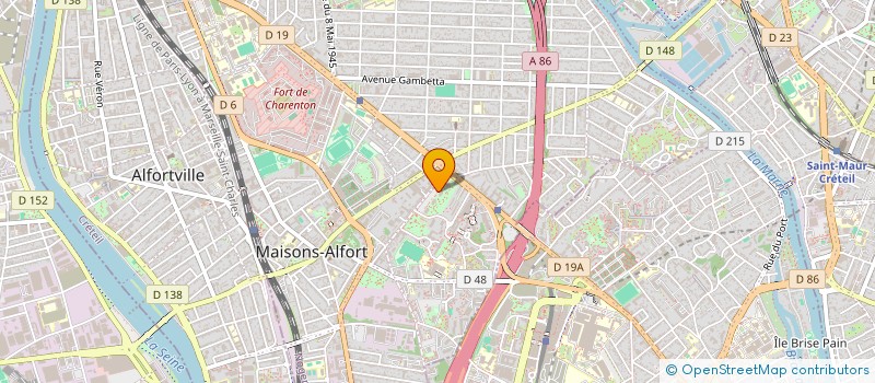 localisation de l'entreprise MONSIEUR MAHAMADOU TOUNKARA  MAISONS-ALFORT