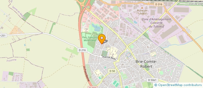 localisation de l'entreprise MONSIEUR MAHAMADOU TOURE à BRIE-COMTE-ROBERT