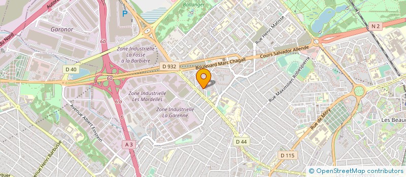 localisation de l'entreprise MONSIEUR MAHAMADOU TRAORE à AULNAY-SOUS-BOIS