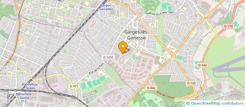 localisation de l'entreprise MONSIEUR MAHAMADOU TRAORE  GARGES-LES-GONESSE