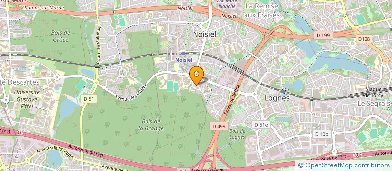 localisation de l'entreprise MONSIEUR MAHAMADOU TRAORE  NOISIEL