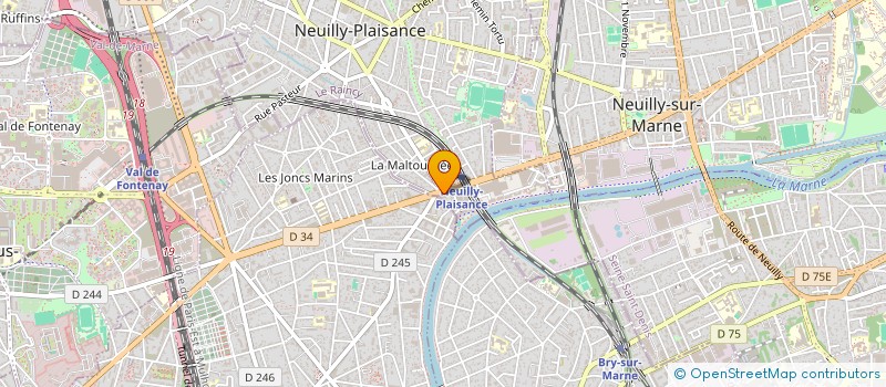 localisation de l'entreprise MONSIEUR MAHAMADOU TRAORE  NEUILLY-PLAISANCE