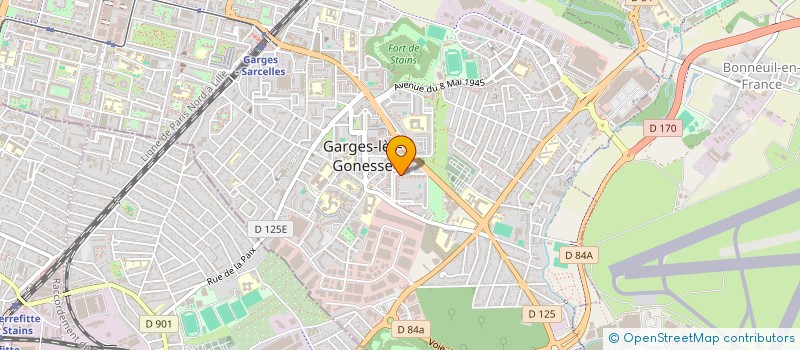 localisation de l'entreprise MONSIEUR MAHAMADOU TRAORE à GARGES-LES-GONESSE