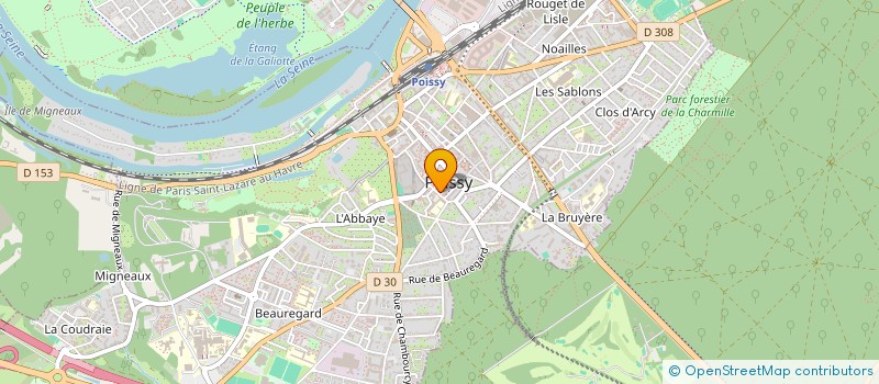 localisation de l'entreprise MONSIEUR MAHAMADOU TRAORE à POISSY