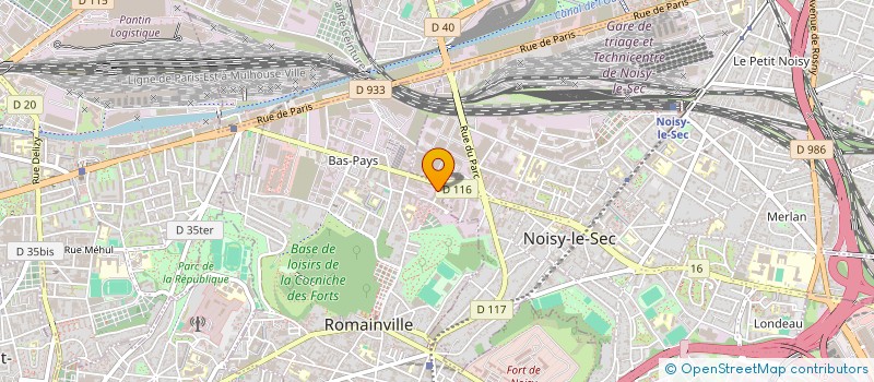 localisation de l'entreprise MONSIEUR MAHAMADOU TRAORE  ROMAINVILLE